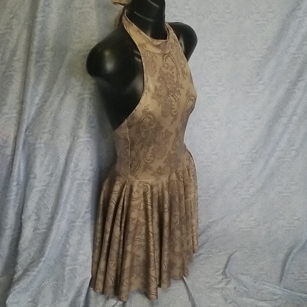 BlackMilk Chateau party dress halter pockets lace